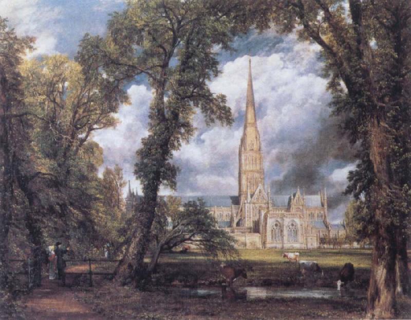 John Constable Salisbury Cathedral from the Bishop's Ground
